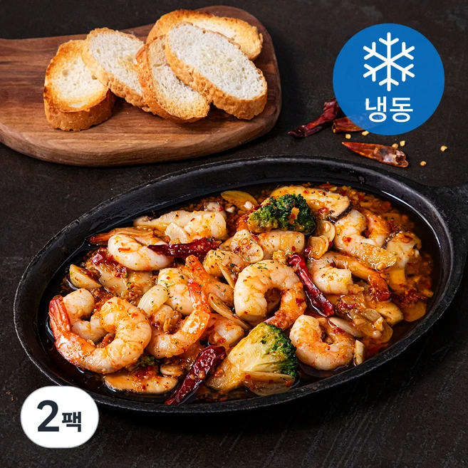 프로즌 반미바게트 감바스 알 아히요 (냉동), 400g, 2팩