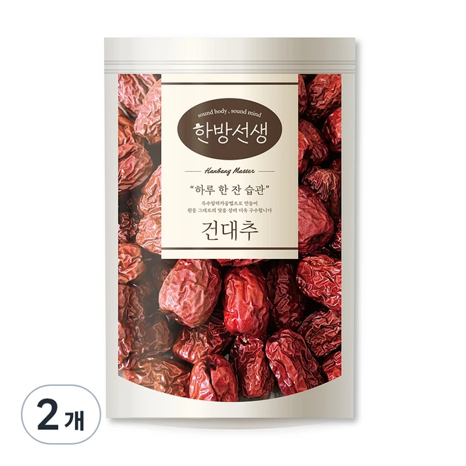 한방선생 건대추 특초, 400g, 2개