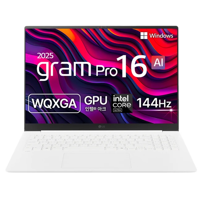 LG전자 2025 그램 프로 16 코어Ultra5 애로우레이크, 에센스 화이트, 16Z90TP-GA5CK, 256GB, 16GB, WIN11 Home