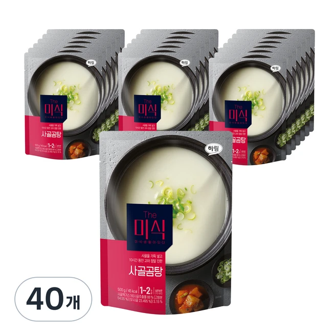 더미식 사골곰탕, 500g, 40개