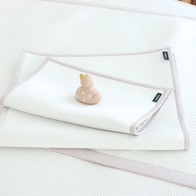 이몽 유아용 침대용 듀라론 방수 쿨 매트, 화이트, 벨라(55 x 100 cm), 1개