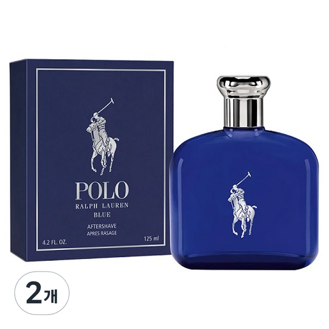 랄프로렌 폴로 블루 애프터쉐이브, 125ml, 2개