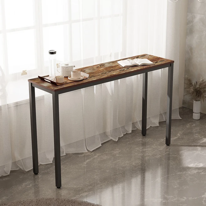 가구느낌 모던 테이블, 1200 x 350 x 730 mm, 빈티지브라운