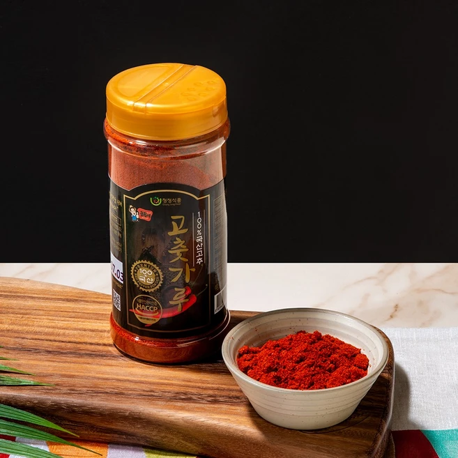 청정식품 HACCP 국산 고운 고춧가루 200g CJA003-2, 1개