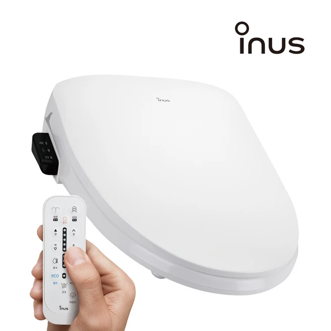 이누스 리모컨 직수형방수비데 신제품 IS-340R IPX7 비데구입 노필터비데 2025년형(설치비 별도), 고객직접설치