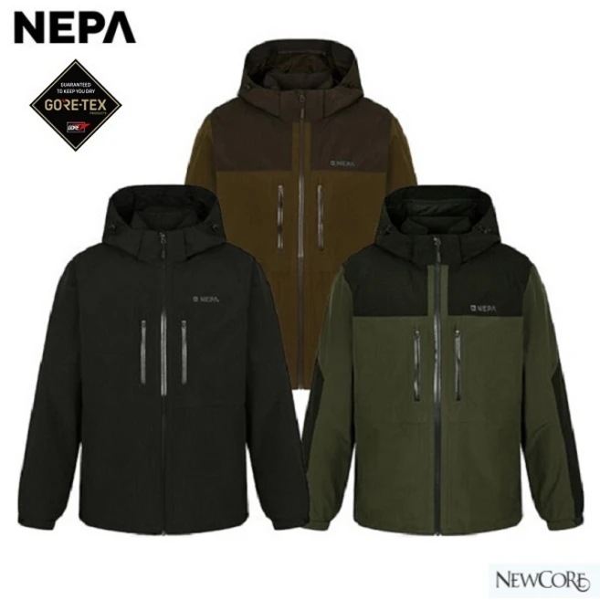 네파_NCSP / 남성 방수와 투습 기능이 우수한 GORE-TEX 2L 소재를 사용한 전체 심실링과 방수 지퍼 적용하여 완벽한 방수!! 컨버트 고어 방수 자켓_7J50501