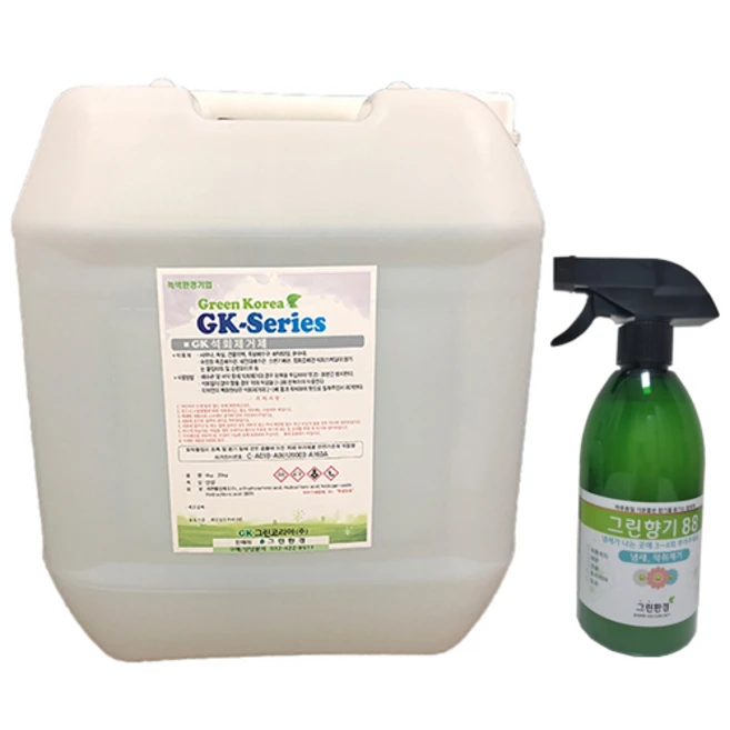 그린환경 GK석회제거제 석회제거 백화제거 우수관 석회배관막힘 배수구 클리너, 1개, 18L
