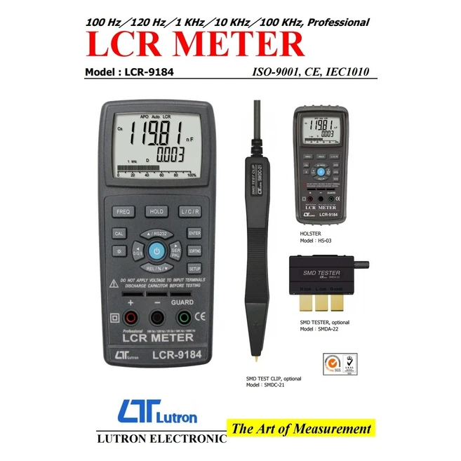코린스몰 LUTRON LCR-9184 LCR미터, 1개