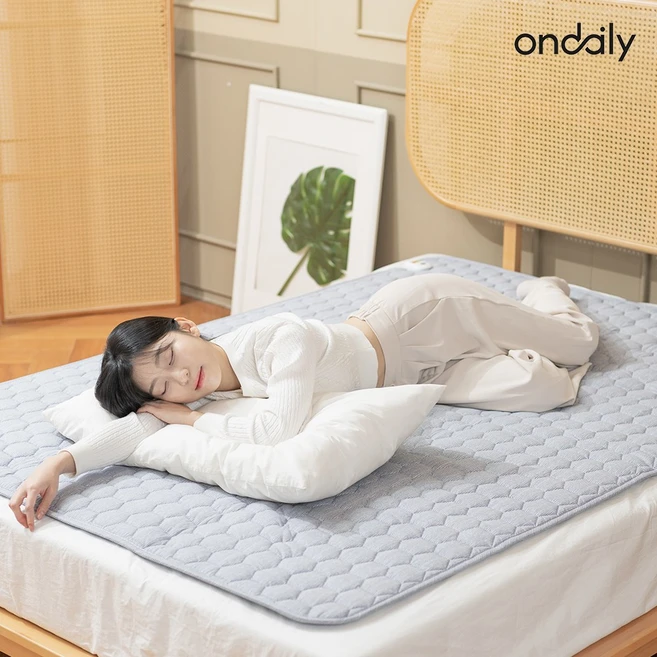 온데일리 온열 탄소매트 숙면매트 카본 전기요 침대, 더블