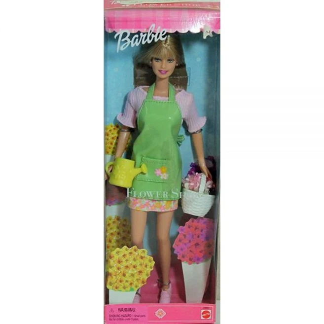 바비 플라워 샵 인형 (1999) Mattel, 1개