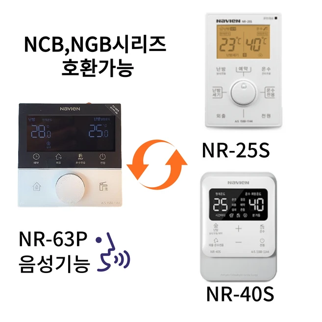 경동나비엔 온도조절기 NR30S 호환용 교체 NR25S NR40S NR63S NR40E 호환