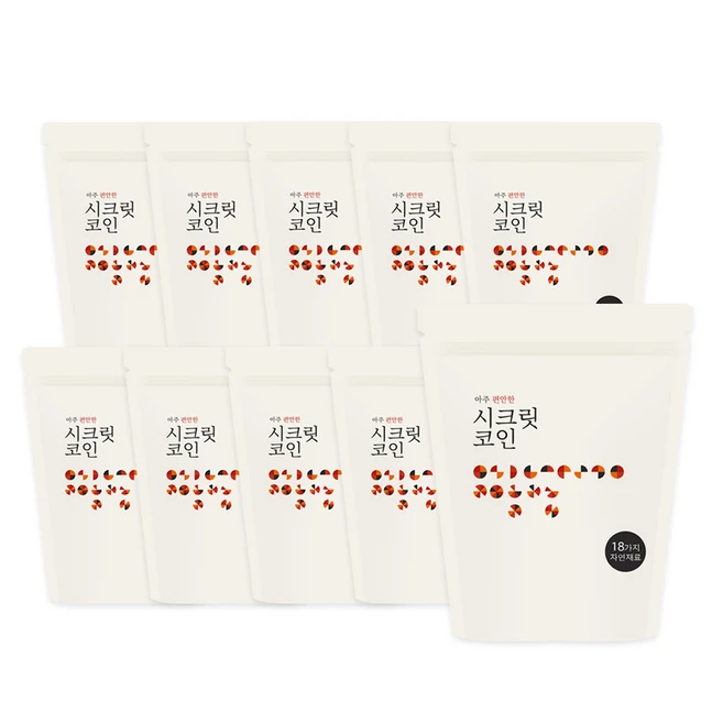 키친스토리 빅마마 이혜정 아주 편안한 시크릿코인 20알 80g, 10개