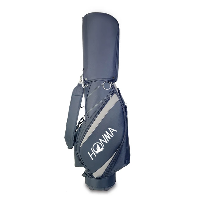 골프백 스포츠 패션 트렌드 클럽백 골프백 골프백 골프백 남녀공용 나일론 천 소재, 블랙 실버, 1개