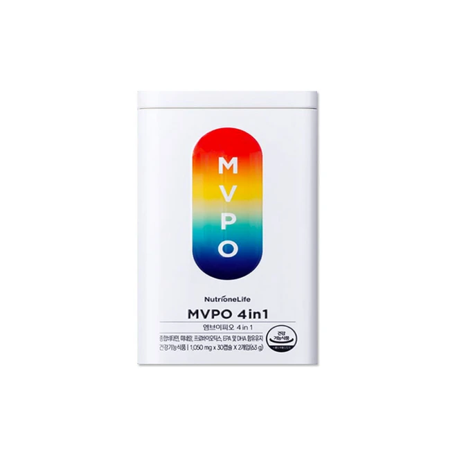 뉴트리원 올인원 영양제 MVPO 4in1 1050mg 60캡슐 1개/mj, 1개, 60정