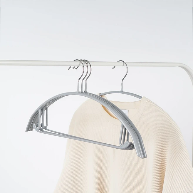 닷드 어깨뿔방지 논슬립 니트 미끄럼방지 옷걸이, 10개, RR-옐로우