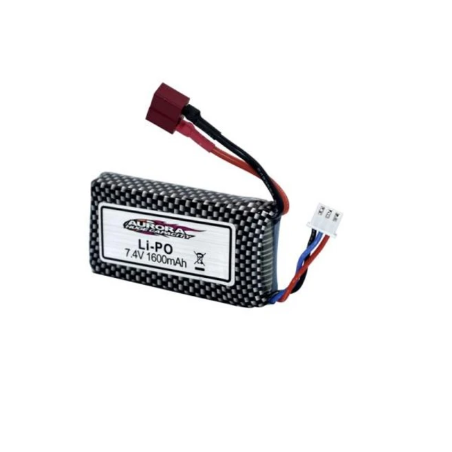 9125 원격 제어 Rc 자동차용 정품 배터리 예비 부품 7.4v 1600mah Lipo XLH 1-10 개, 01 WHITE, 1개