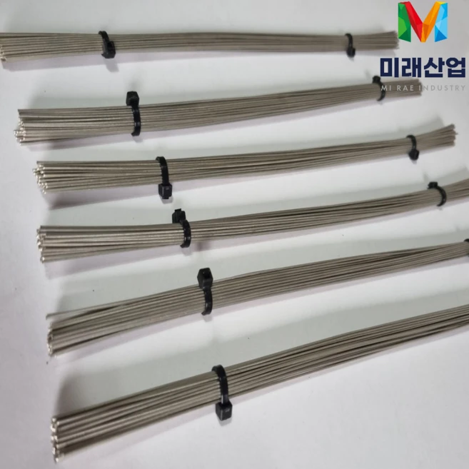 스텐철사 직선 강선 굵기 0.8mm 1.0mm 1.2mm / 길이 300mm 400mm 500mm, 1세트