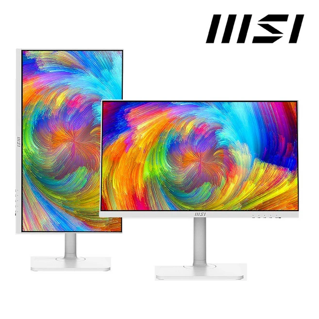 MSI 모던 MD272PW IPS 아이케어 PD65 27인치 와이드 화이트 모니터 무결점, 69cm, MSI MD272PW