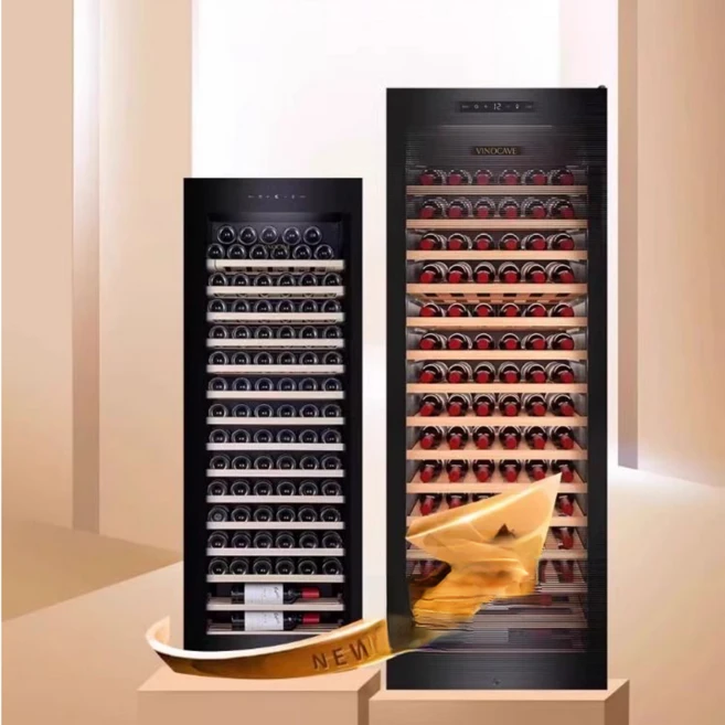 Vinocave 266A 와인 냉장고 가정용 90병 애호가, 듀얼 온도형