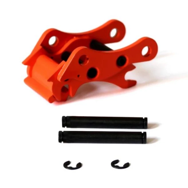 정시출고 1/14 RC 유압식 V2 굴삭기 모델용 금속 포크 퀵 무브 마운트 예비 부품 DIY JDM-106 T, 한개옵션0, 1개