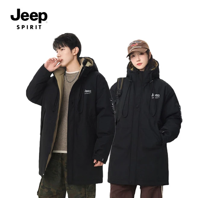 JEEP spirit 지프스피릿 남녀공용 아웃도어 롱패딩 점퍼 JPHJ-2375