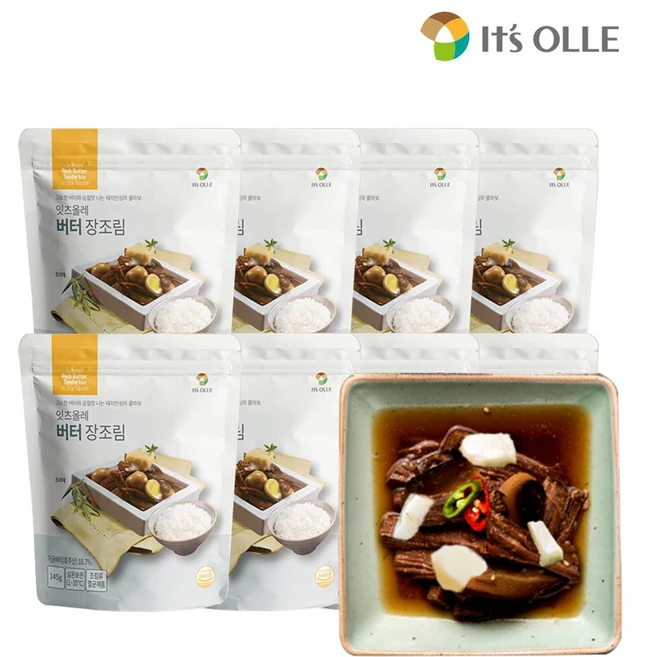 잇츠올레 버터 장조림 145g x8팩, 8개