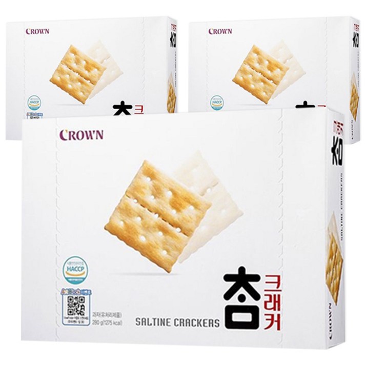 크라운 참크래커, 280g, 3개