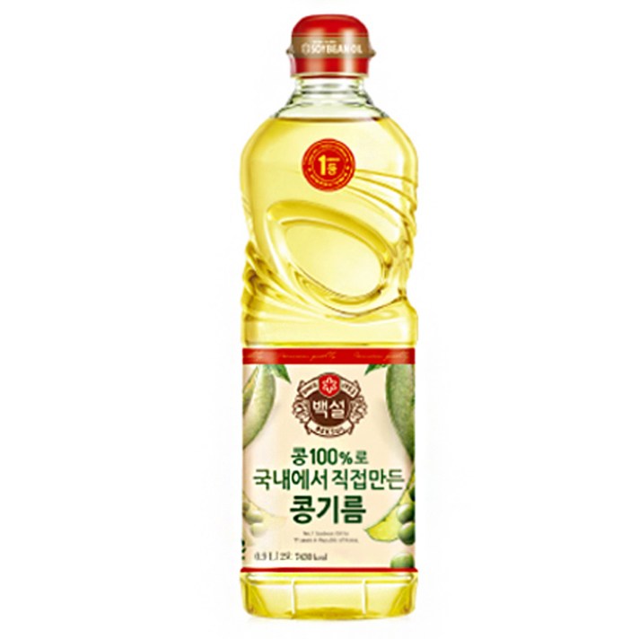백설 콩기름, 900ml, 1개