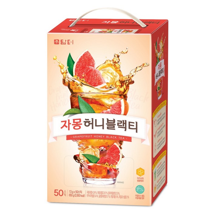 담터 자몽 허니 블랙티, 13g, 50개