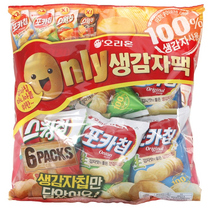 오리온 온리 생감자팩 세트, 1세트