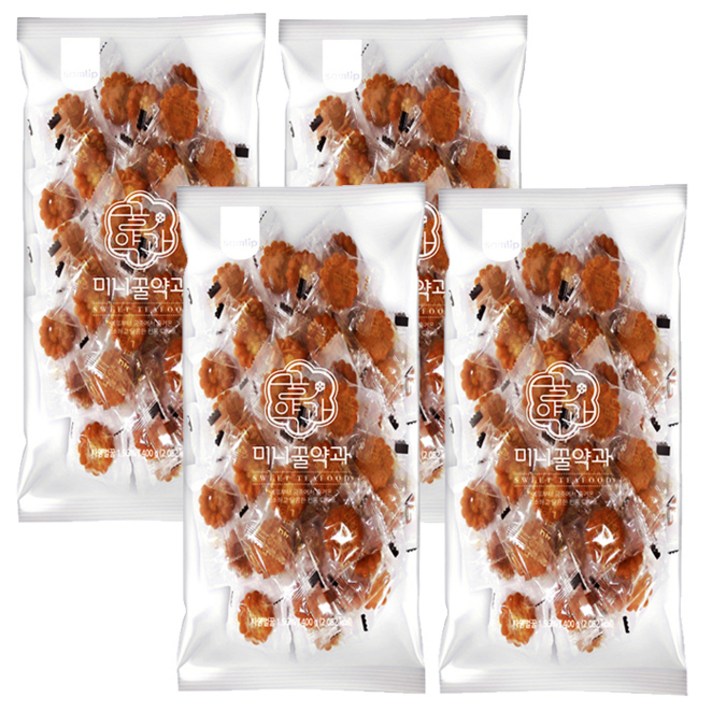 삼립 미니 꿀 약과, 400g, 4개