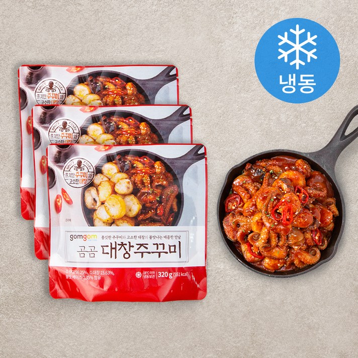 곰곰 대창주꾸미 (냉동), 320g, 3개