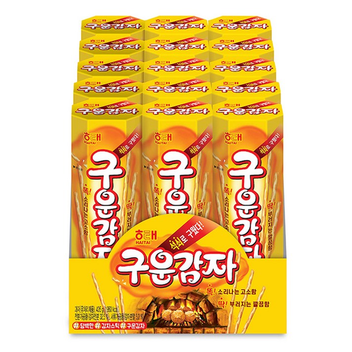 해태제과 구운감자, 27g, 15개