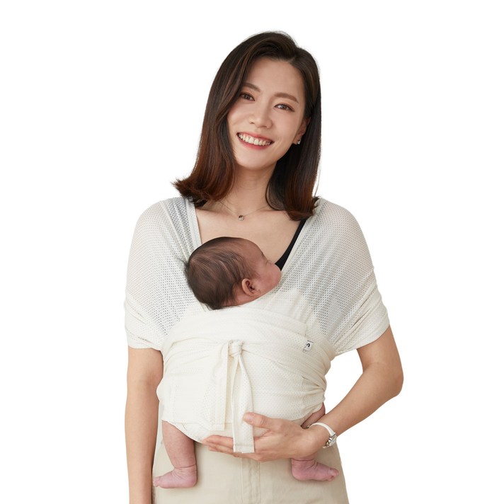 코니 썸머 아기띠, 크림