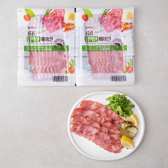 곰곰 담백한 베이컨, 130g, 2개입