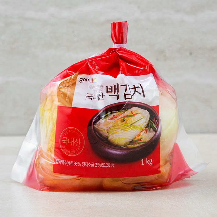 곰곰 백김치, 1kg, 1개