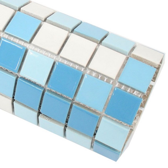 이누데코 자기질모자이크 25mm 5ea, 화이트 스카이 믹스, 5개입
