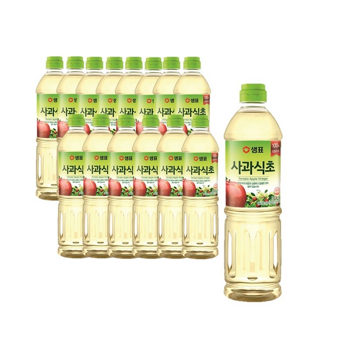 샘표 사과식초, 900ml, 15개입