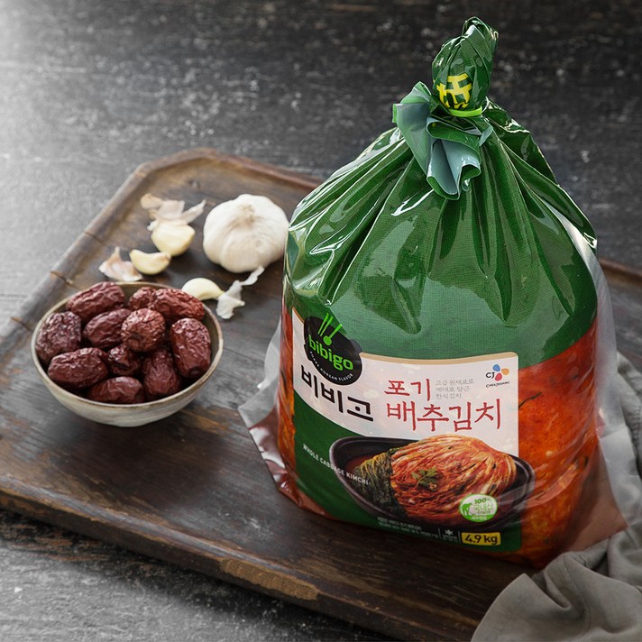 비비고 포기배추김치, 4.9kg, 1개