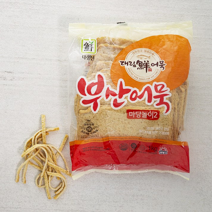 대림선 부산 어묵 마당놀이2, 1000g, 1개