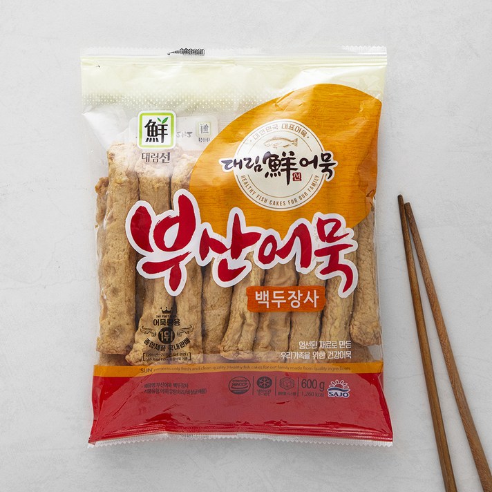 대림선 부산 어묵 백두장사, 600g, 1개