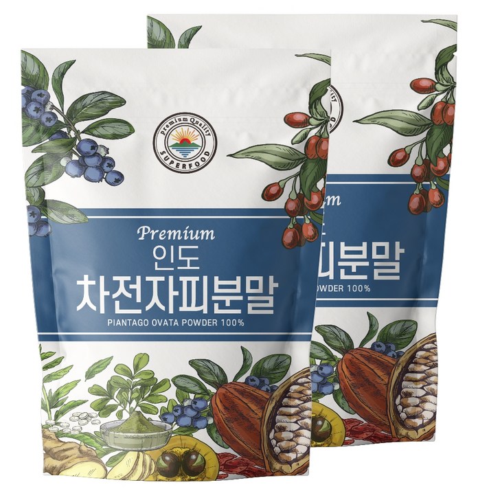 해나식품 식이섬유 차전자피분말, 2개, 500g
