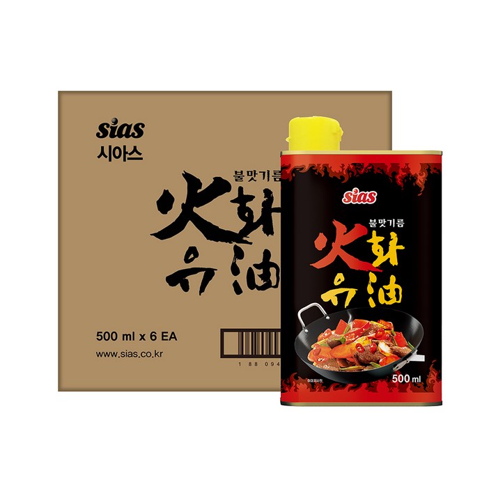 시아스 카놀라유, 6개, 500ml