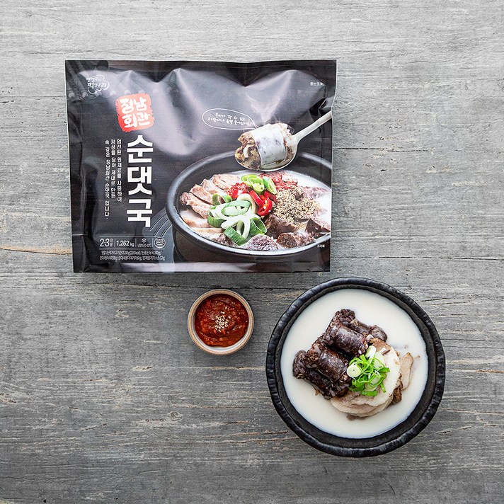 정남회관 순댓국, 1.262kg, 1개
