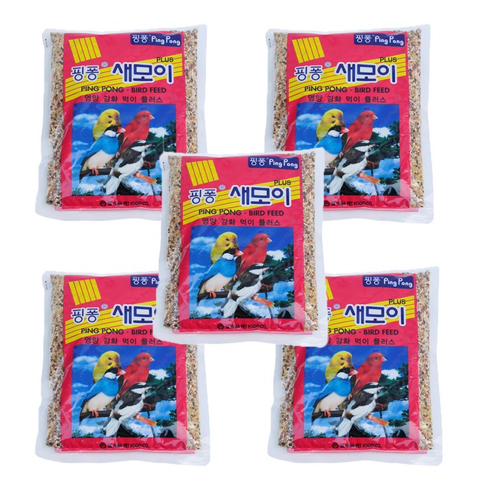 핑퐁 새모이, 500g, 5개