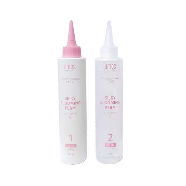 아모스 실키 블루밍 펌 파마약 1제 150ml + 2제 150ml, 1세트