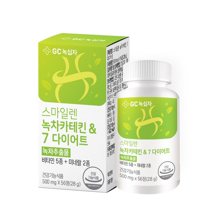 나이스이샵 스마일렌 녹차카테킨 7 다이어트, 56정, 1개
