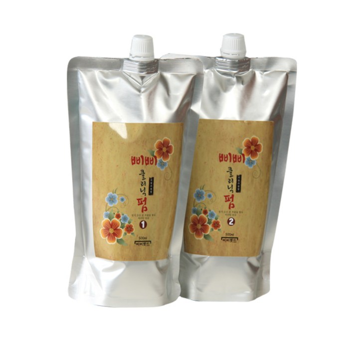 삐삐롯드 삐삐클리닉 한방 파마약 1제 500ml + 2제 500ml, 1세트