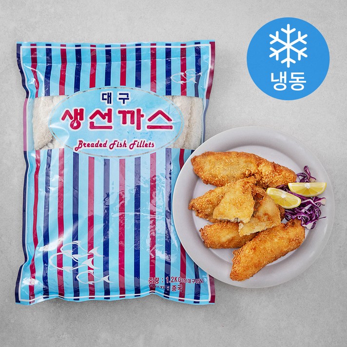 대구 생선까스 20ea (냉동), 1.2kg, 1개