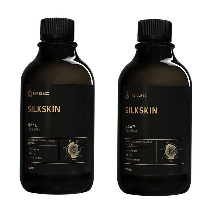 더클래스 하이클래스 실크스킨 기능성 코팅제 물왁스, 2개, 500ml